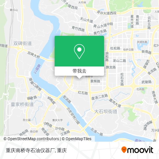 重庆南桥寺石油仪器厂地图