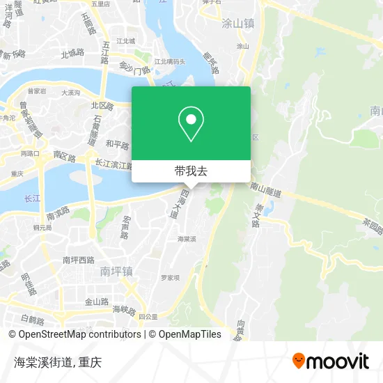 海棠溪街道地图