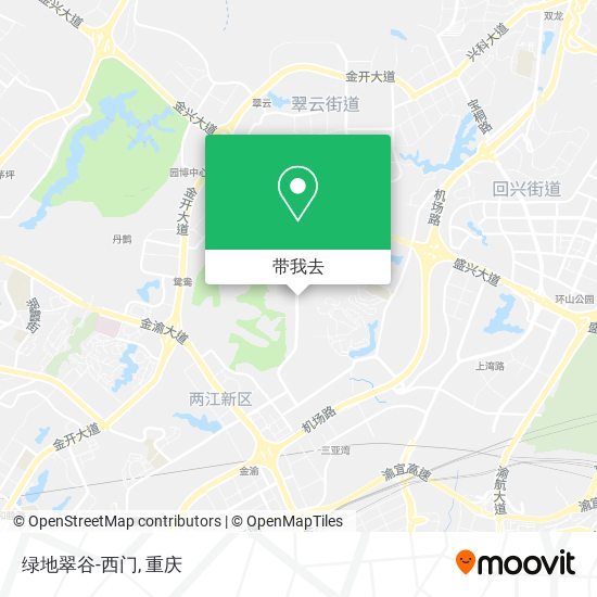绿地翠谷-西门地图