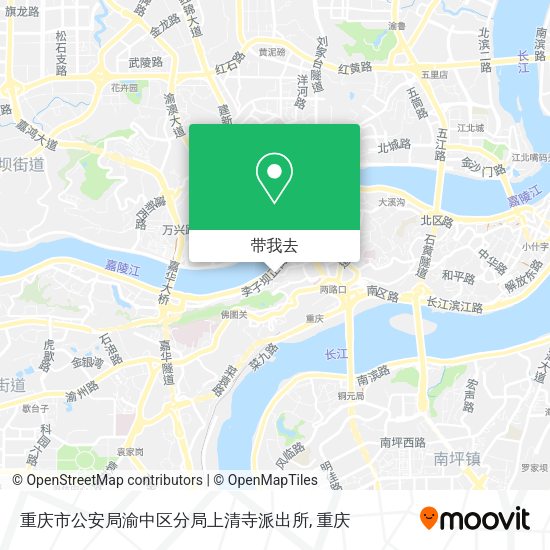 重庆市公安局渝中区分局上清寺派出所地图