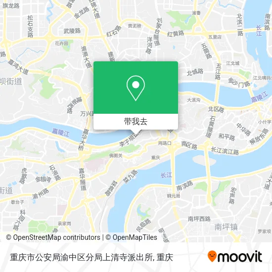 重庆市公安局渝中区分局上清寺派出所地图