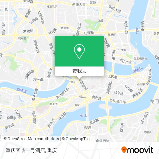 重庆客临一号酒店地图