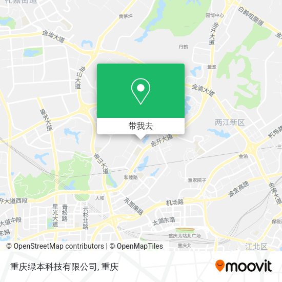 重庆绿本科技有限公司地图