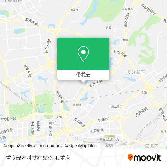 重庆绿本科技有限公司地图