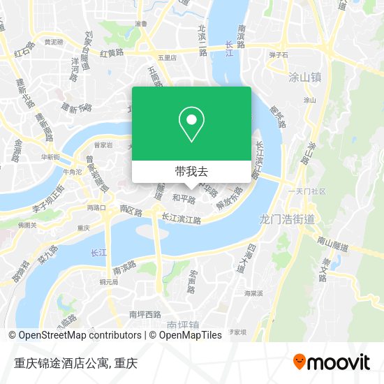 重庆锦途酒店公寓地图
