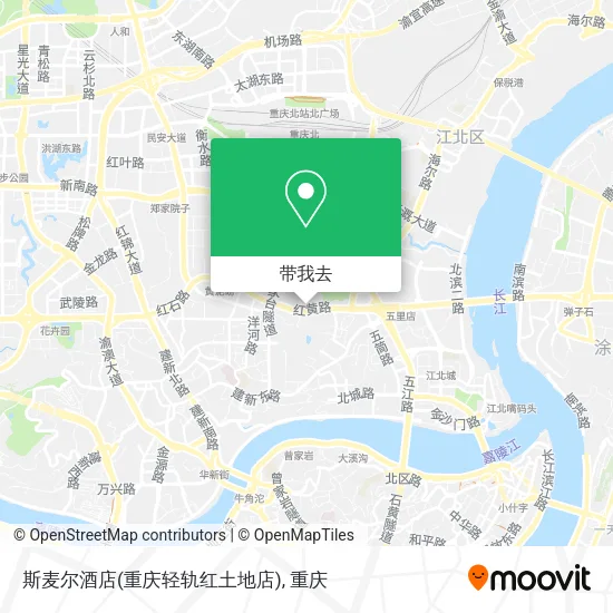 斯麦尔酒店(重庆轻轨红土地店)地图