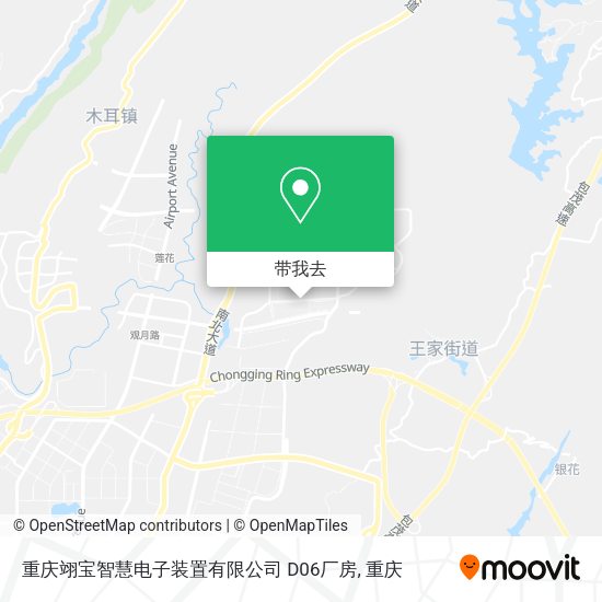 重庆翊宝智慧电子装置有限公司 D06厂房地图