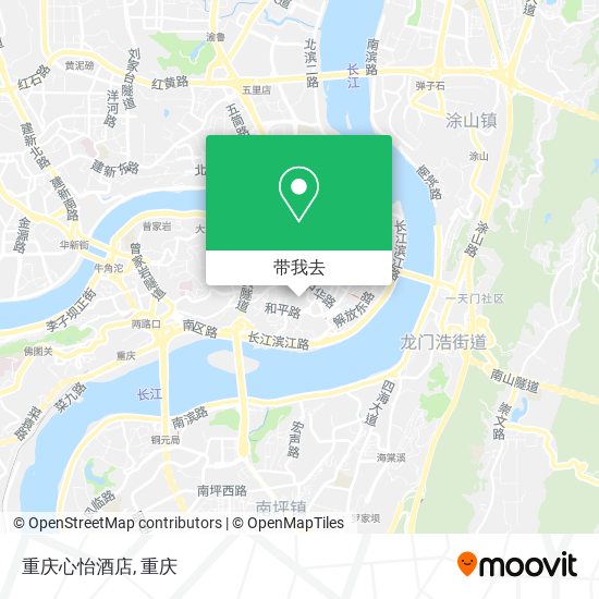 重庆心怡酒店地图