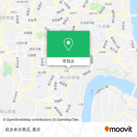 易乡来水果店地图