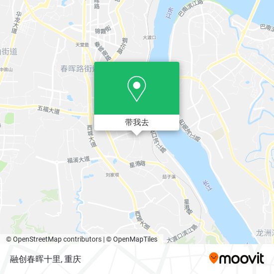 融创春晖十里地图