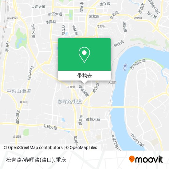 松青路/春晖路(路口)地图
