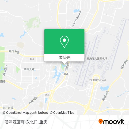 碧津源画廊-东北门地图