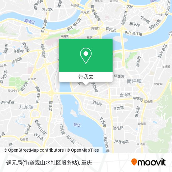 铜元局(街道观山水社区服务站)地图