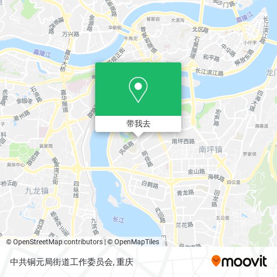 中共铜元局街道工作委员会地图