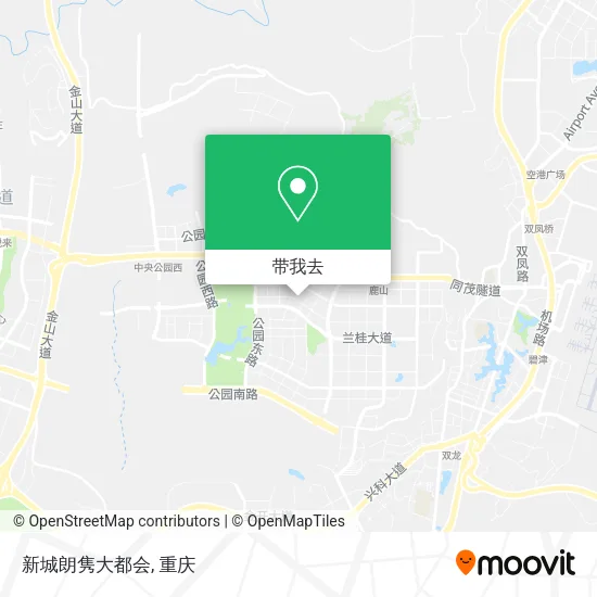 新城朗隽大都会地图