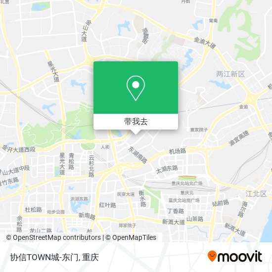 协信TOWN城-东门地图