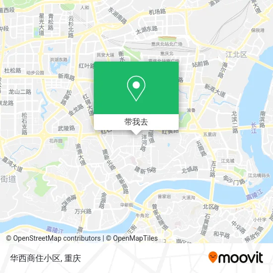 华西商住小区地图