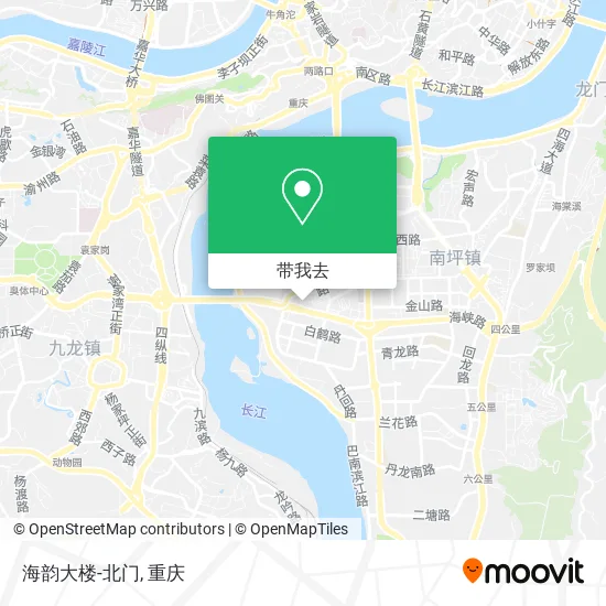 海韵大楼-北门地图