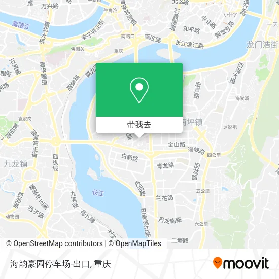 海韵豪园停车场-出口地图