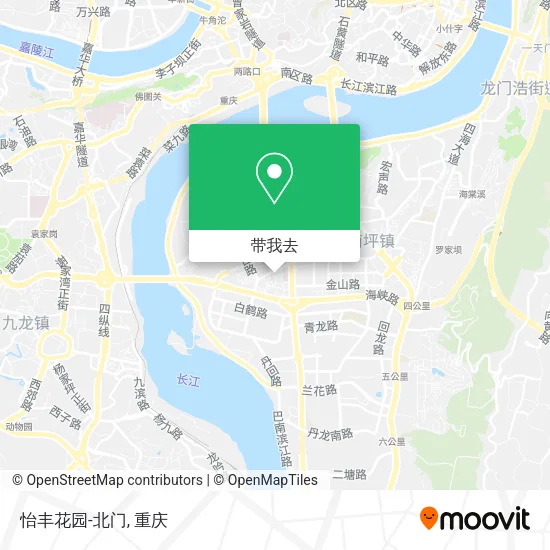 怡丰花园-北门地图