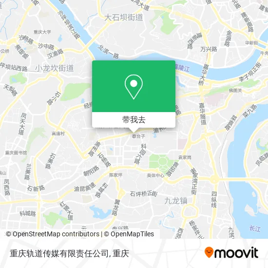 重庆轨道传媒有限责任公司地图