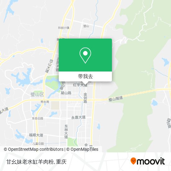 甘幺妹老水缸羊肉粉地图