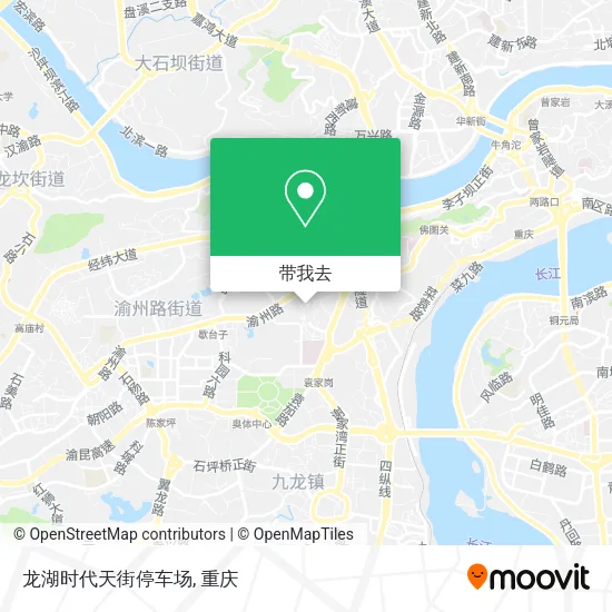 龙湖时代天街停车场地图