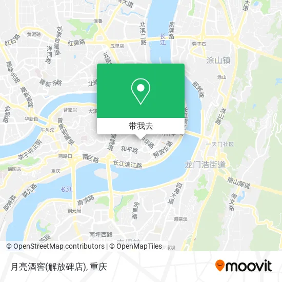 月亮酒窖(解放碑店)地图