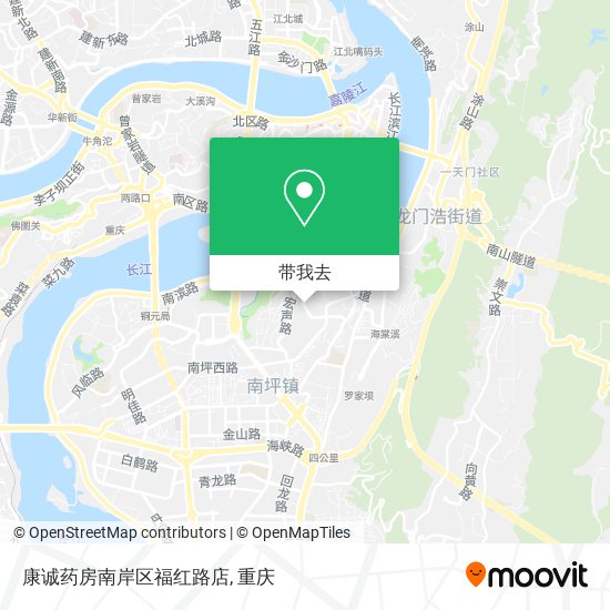 康诚药房南岸区福红路店地图