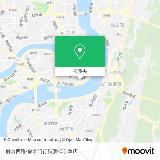 解放西路/储奇门行街(路口)地图