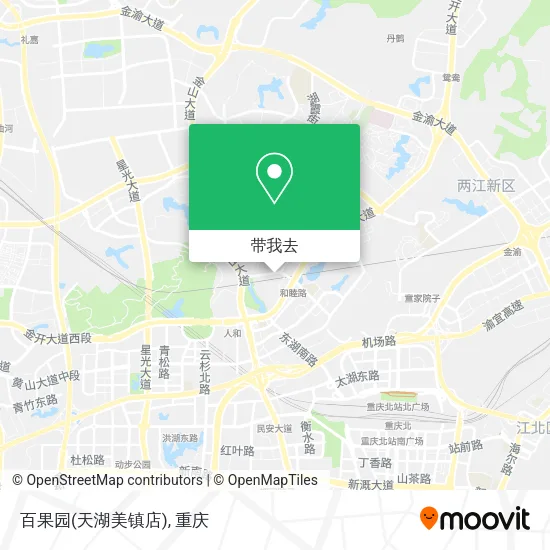 百果园(天湖美镇店)地图