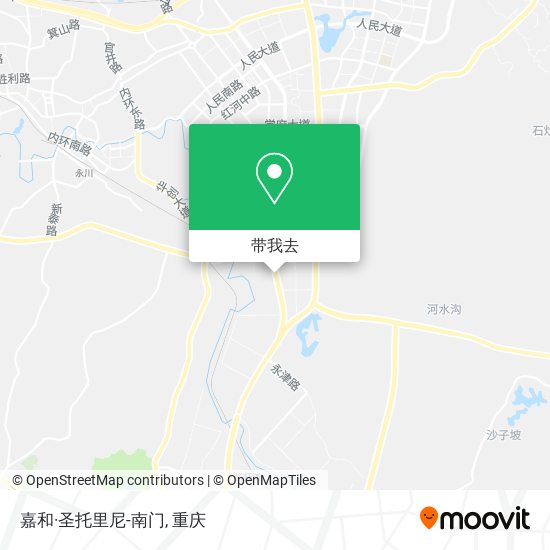 嘉和·圣托里尼-南门地图