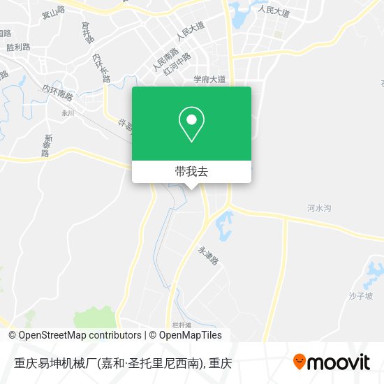 重庆易坤机械厂(嘉和·圣托里尼西南)地图