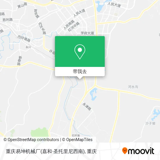 重庆易坤机械厂(嘉和·圣托里尼西南)地图