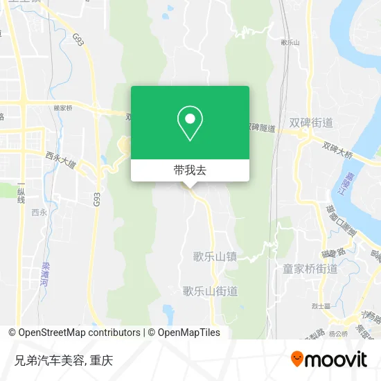 兄弟汽车美容地图