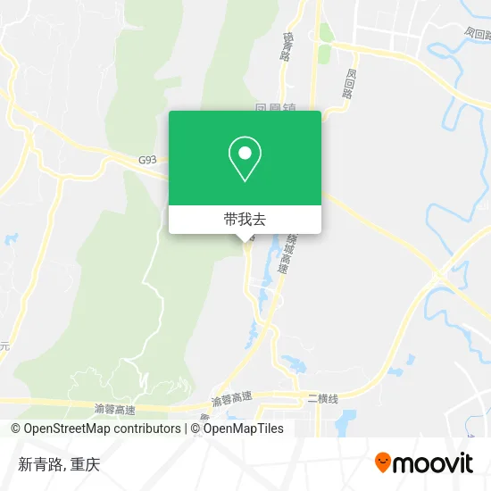 新青路地图