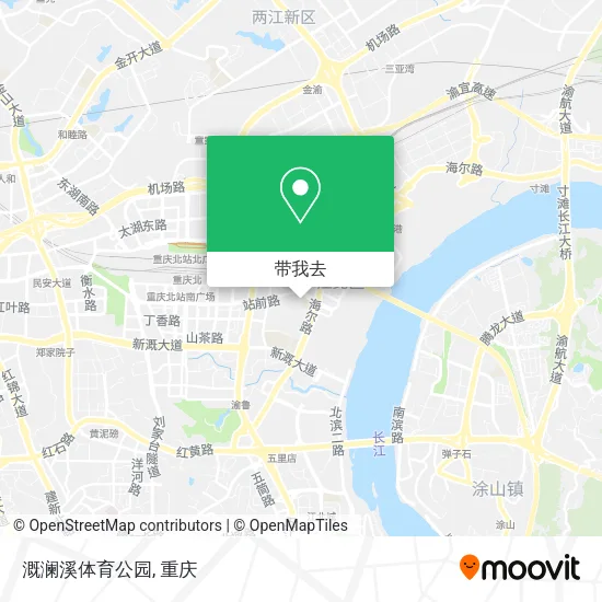 溉澜溪体育公园地图