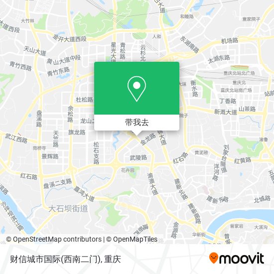 财信城市国际(西南二门)地图