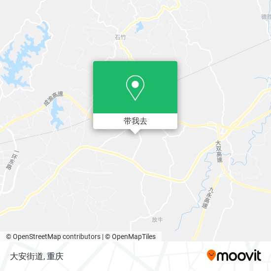 大安街道地图
