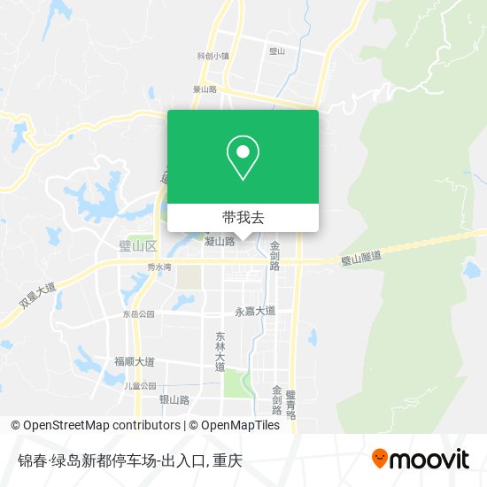 锦春·绿岛新都停车场-出入口地图