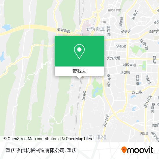 重庆政供机械制造有限公司地图