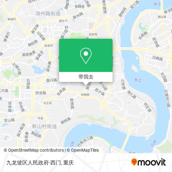九龙坡区人民政府-西门地图