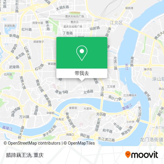 腊蹄藕王汤地图