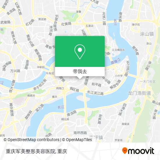 重庆军美整形美容医院地图