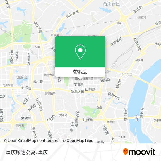 重庆顺达公寓地图