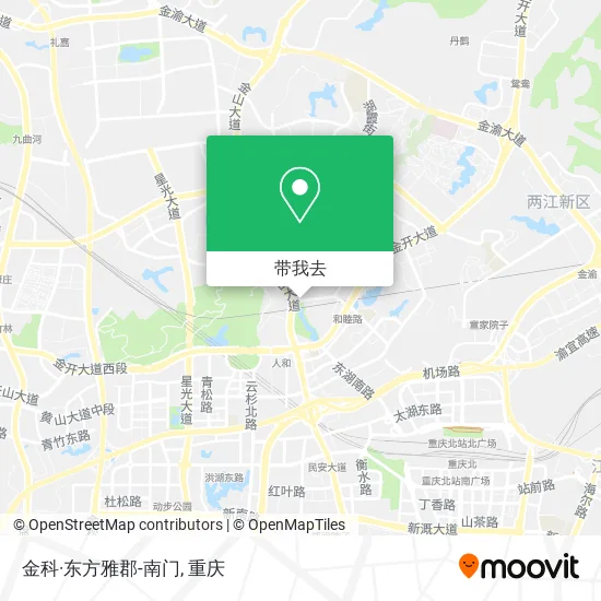 金科·东方雅郡-南门地图