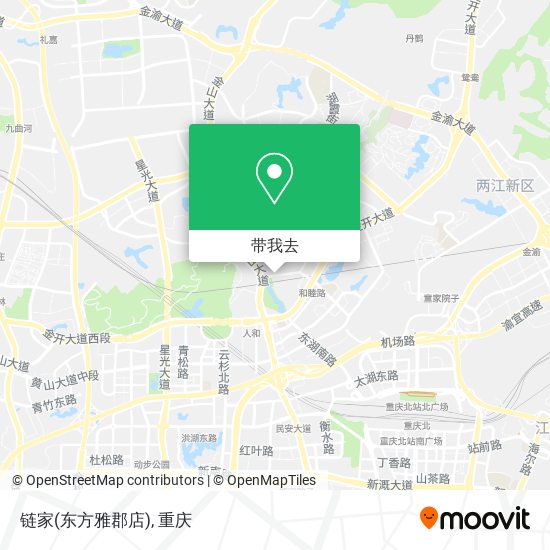 链家(东方雅郡店)地图