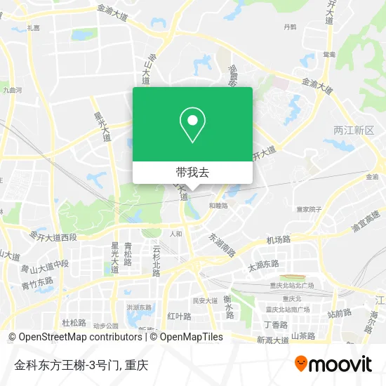 金科东方王榭-3号门地图