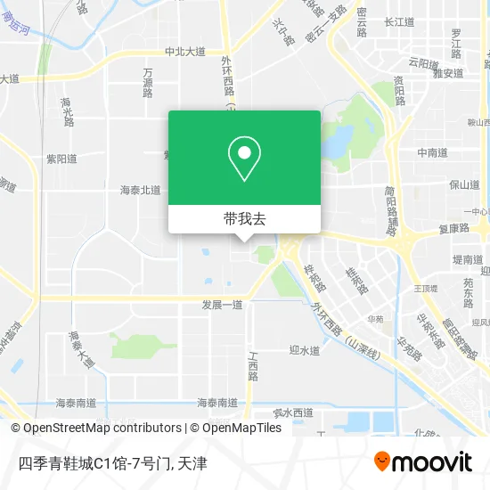 四季青鞋城C1馆-7号门地图