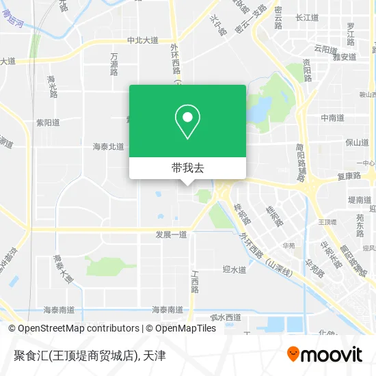 聚食汇(王顶堤商贸城店)地图